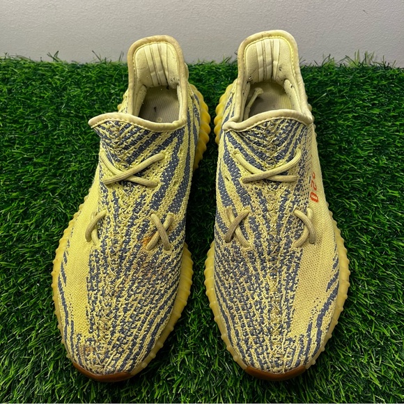 Adidas Yeezy Boost 350 V2 Semi Frozen Yellow - Picture 12 of 14